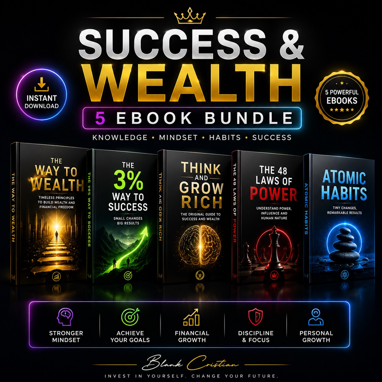 WealthRise Success Blueprint five-guide bundle